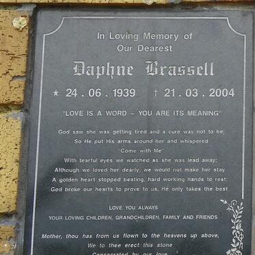 BRASSELL Daphne 1939-2004