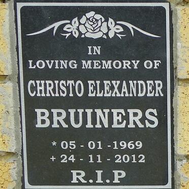 BRUINERS Christo Elexander 1969-2012