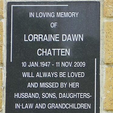 CHATTEN Lorraine Dawn 1947-2009