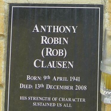 CLAUSEN Anthony Robin 1941-2008