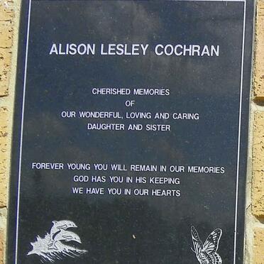 COCHRAN Alison Lesley