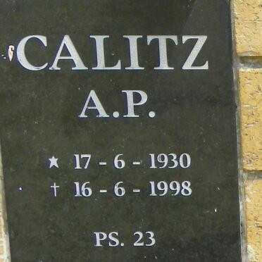 CALITZ A.P. 1930-1998