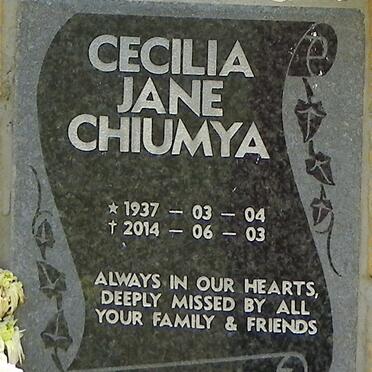 CHIUMYA Cecilia Jane 1937-2014