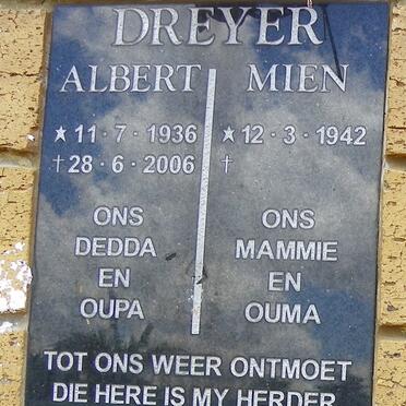 DREYER Albert 1936-2006 &amp; Mien 1924-