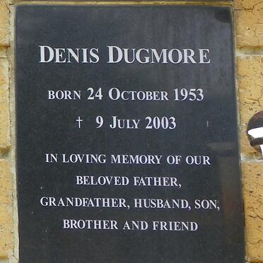 DUGMORE Denis 1953-2003