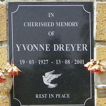 DREYER Yvonne 1927-2001