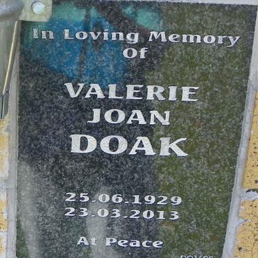 DOAK Valerie Joan 1929-2013