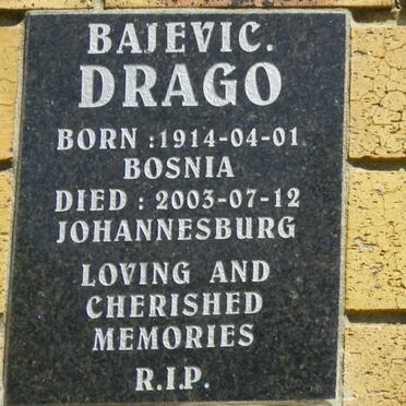 DRAGO Bajevic 1914-2003