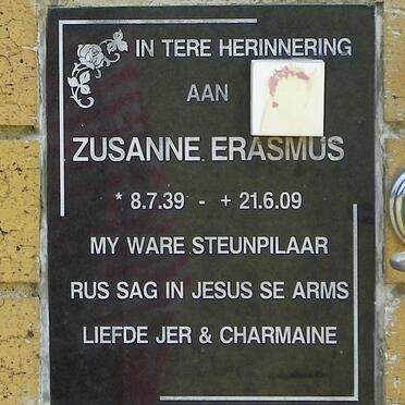 ERASMUS Zusanne 1939-2009