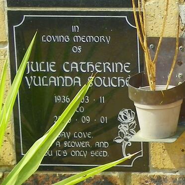 FOUCHÉ Julie Catherine Yulanda 1936-20??