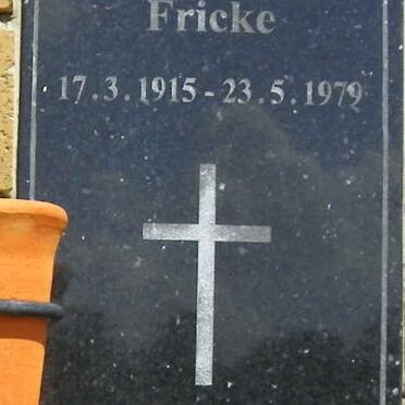 FRICKE Georg 1915-1979 &amp; Hester 1923-2008