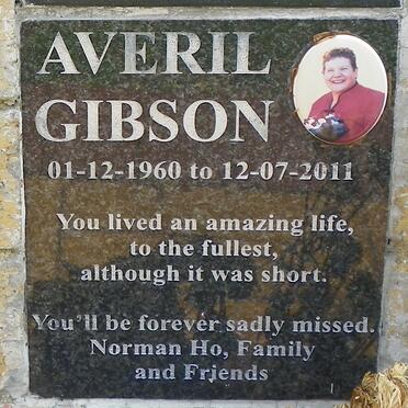GIBSON Averil 1960-2011