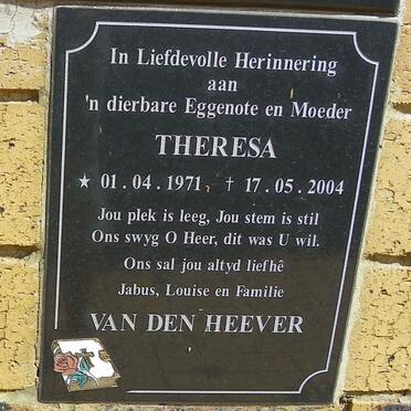 HEEVER Theresa, van den 1971-2004
