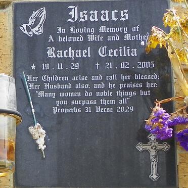 ISAACS Rachael Cecilia 1929-2005