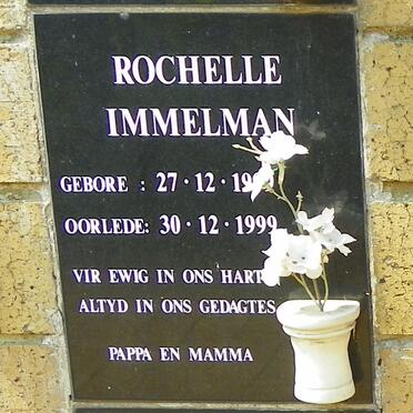 IMMELMAN Rochelle 19?9-1999