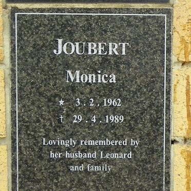 JOUBERT Monica 1962-1989