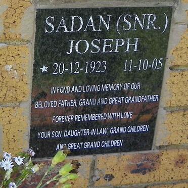 JOSEPH Sadan 1923-2005