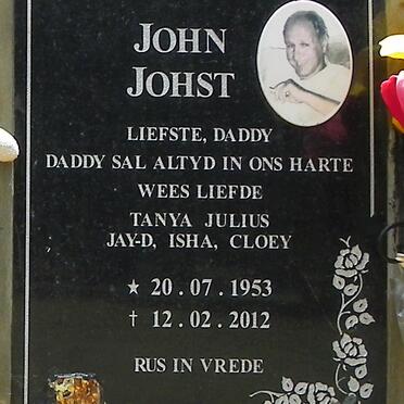 JOHST John 1953-2012