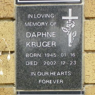 KRUGER Daphne 1945-2002