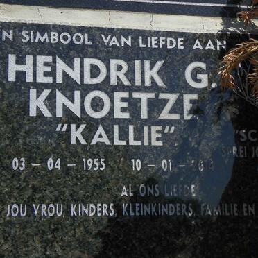 KNOETZE Hendrik G. 1955-2014