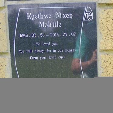 MOKITLE Kgethwe Nixon 1966-2014