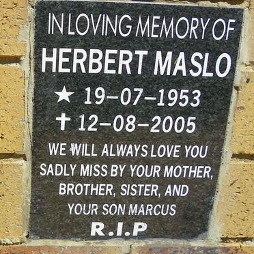 MASLO Herbert 1953-2005
