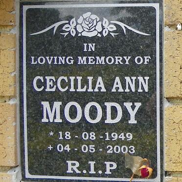 MOODY Cecilia Ann 1949-2003