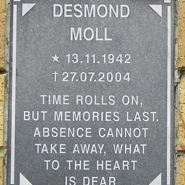 MOLL Desmond 1942-2004