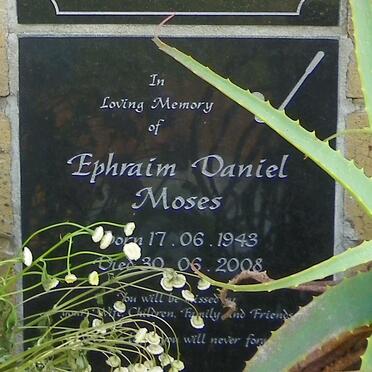 MOSES Ephraim Daniel 1943-2008