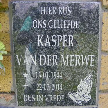 MERWE Kasper, van der 1944-2014