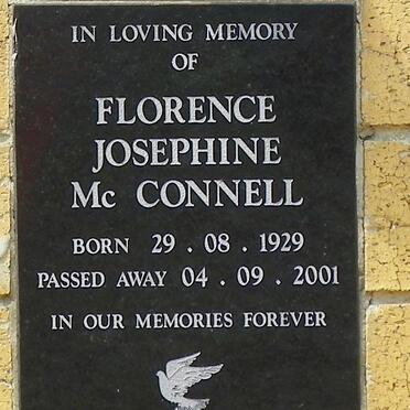 McCONNELL Florence Josephine 1929-2001