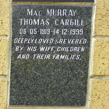 MACMURRAY Thomas Cargill 1919-1999