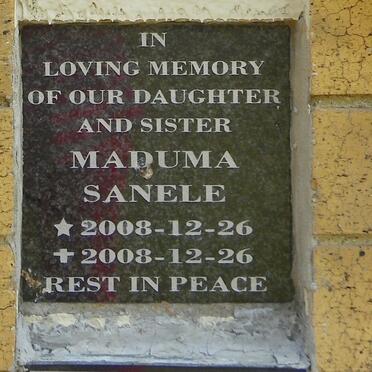 MADUMA Sanele 2008-2008