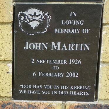 MARTIN John 1926-2002