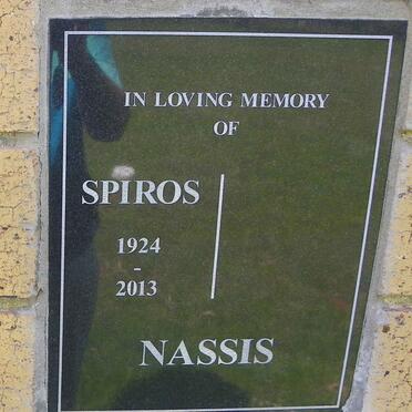 NASSIS Spiros 1924-2013