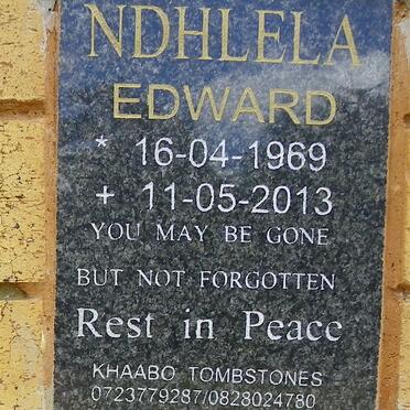 NDHLELA Edward 1969-2013
