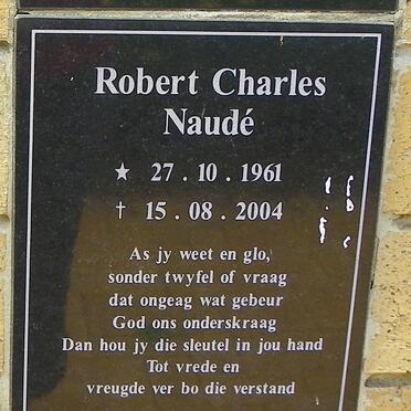 NAUDÉ Robert Charles 1961-2004