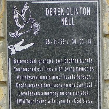 NELL Derek Clinton 1953-2013