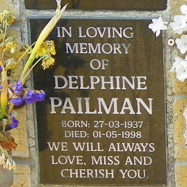 PAILMAN Delphine 1937-1998