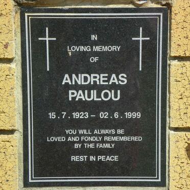 PAULOU Andreas 1923-1999