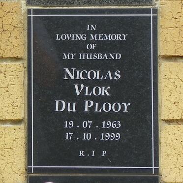 PLOOY Nicolas Vlok, du 1963-1999
