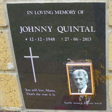 QUINTAL Johnny 1948-2013