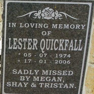 QUICKFALL Lester 1974-2006