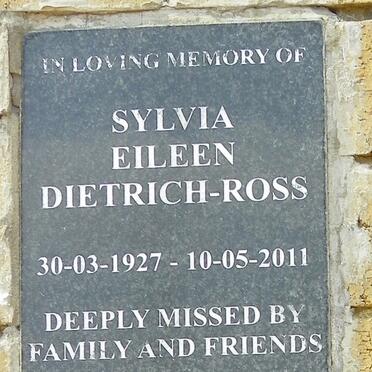 ROSS Sylvia Eileen, DIETRICH 1927-2011