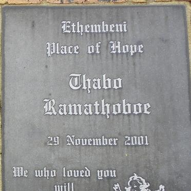 RAMATHOBOE Thabo -2001