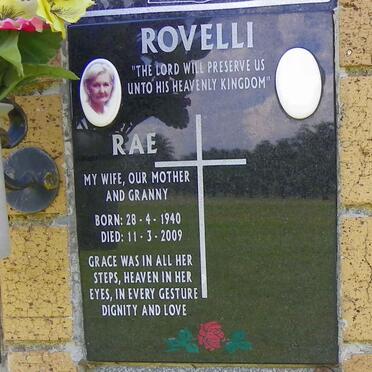 ROVELLI Rae 1940-2009