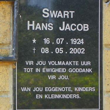 SWART Hans Jacob 1924-2002
