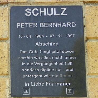 SCHULZ Peter Bernhard 1964-1997