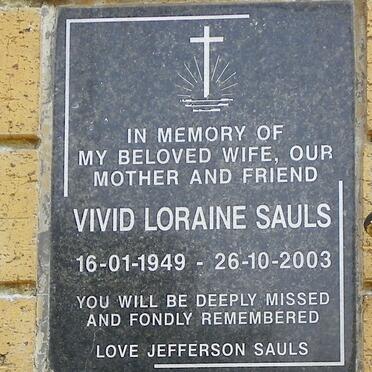 SAULS Vivid Loraine 1949-2003