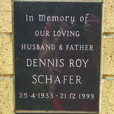 SCHAFER Dennis Roy 1933-1999